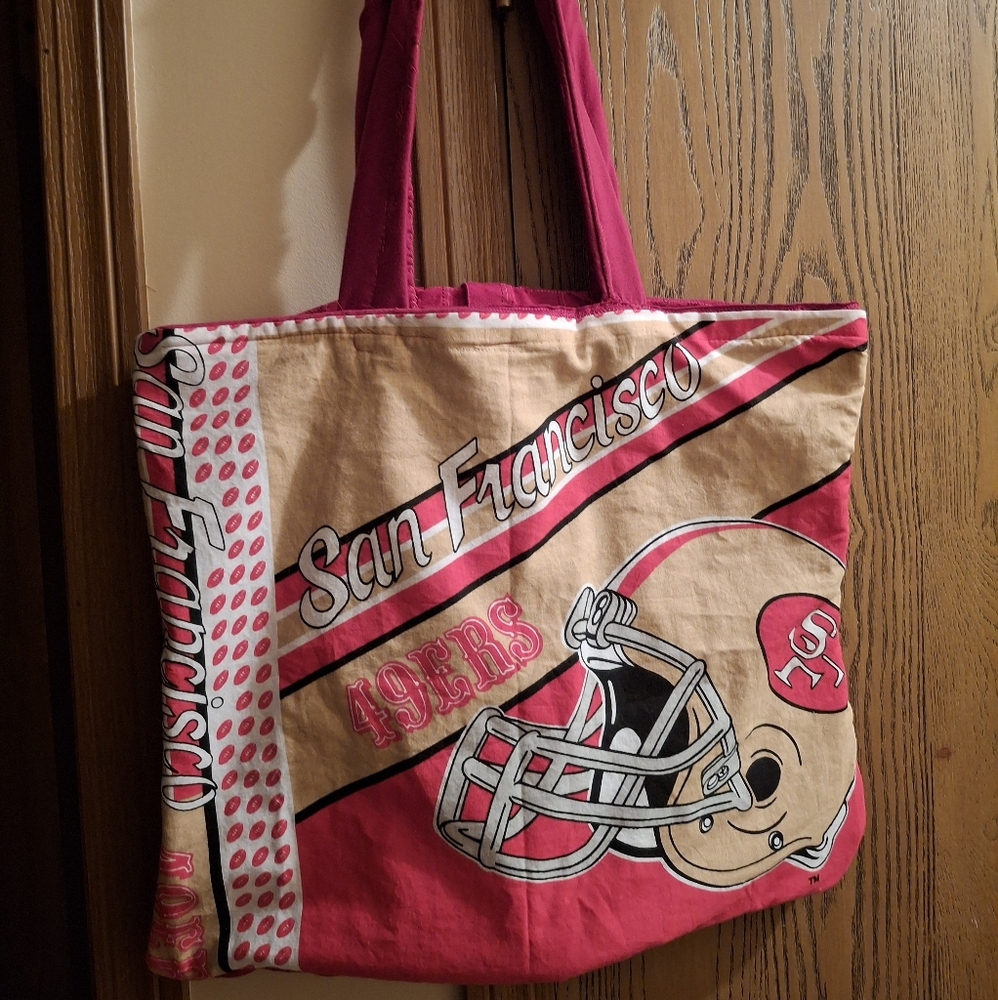 Handmade San Francisco 49ers Tote Bag